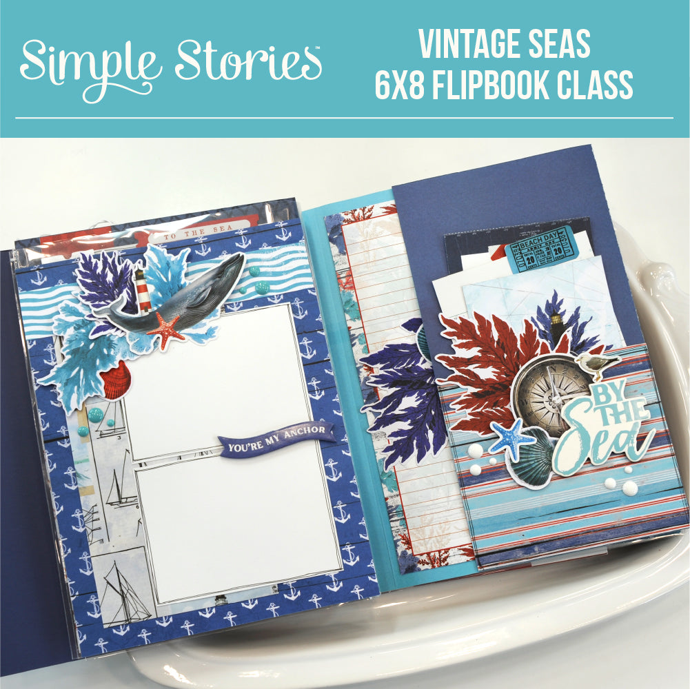 Simple Vintage Vintage Seas 6x8 Flipbook Kit – Memories Unlimited