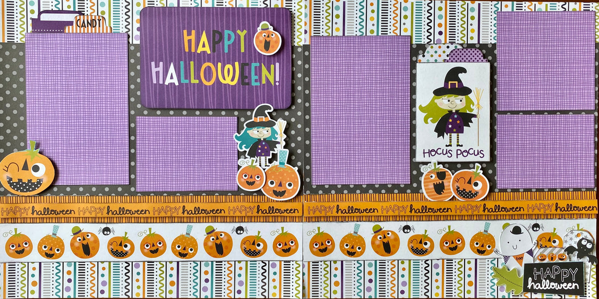 Happy Halloween BB 2 Page Layout – Memories Unlimited