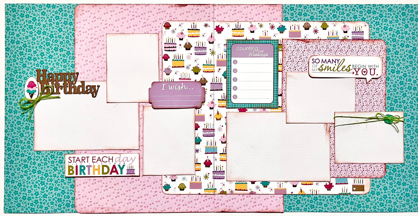 Start Each Day Girl 2 Page Kit