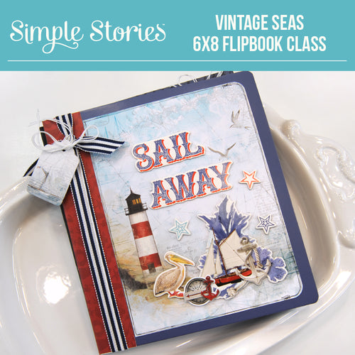 Simple Vintage Vintage Seas 6x8 Flipbook Kit