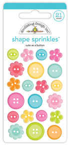 Cute As a Button Shape Sprinkles