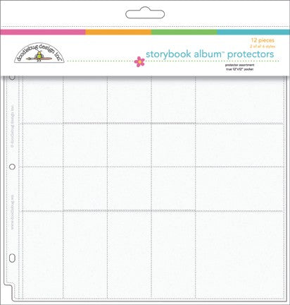 Doodlebug Storybook Album Divided Protectors - 12 x 12 Combo Pack